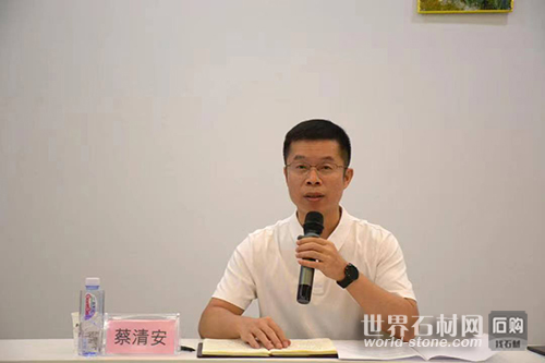 蔡清安發(fā)言