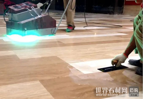 石材光固化處理