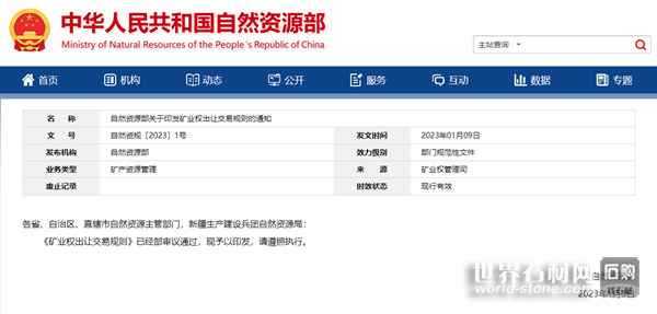 礦權交易規則